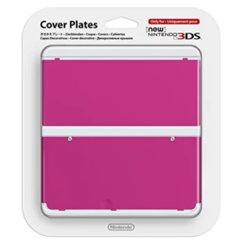 image of Nintendo Official Cover Plate for New 3DS - Pink