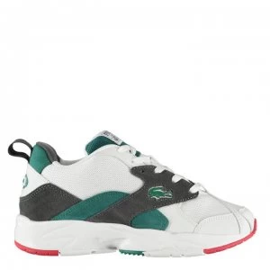 Lacoste Storm 96 Trainers - Off Wht/Grn