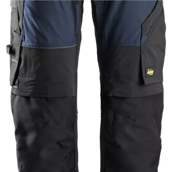Image of Snickers FlexiWork Work Trousers+ - Navy/Black - 44