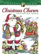 Image of creative haven christmas charm coloring book
