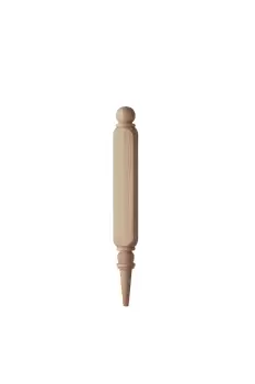 Image of Cheshire Mouldings Pine Porch Finial, (H)690mm (W)75mm (D)75mm