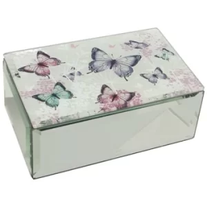 image of Papillon Trinket Box Oblong