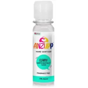 image of 70% Alcohol Clear Hand Sanitiser - 100ml - 703088 - Anzupp