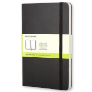 Image of Moleskine Classic Plain Hardcover Large Notebook - Black