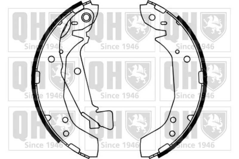 Image of QUINTON HAZELL Brake Shoe Set QUINTON HAZELL BS1152