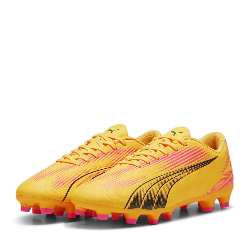 Image of Puma Ultra Play Firm Ground Football Boots Orange/Black male 9 (43)
