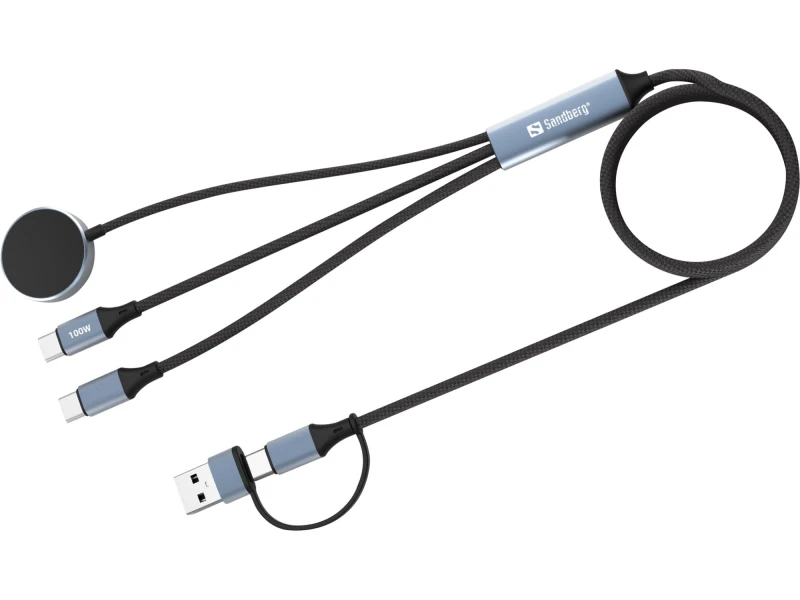 Image of Sandberg 3in1 Travel Charge Cable 100W