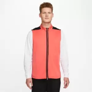 Image of Nike Therma-FIT Victory Mens Full Zip Golf Vest - Pink