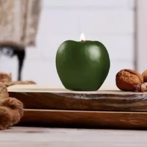 Image of Apple Candle &ndash; Dark Green