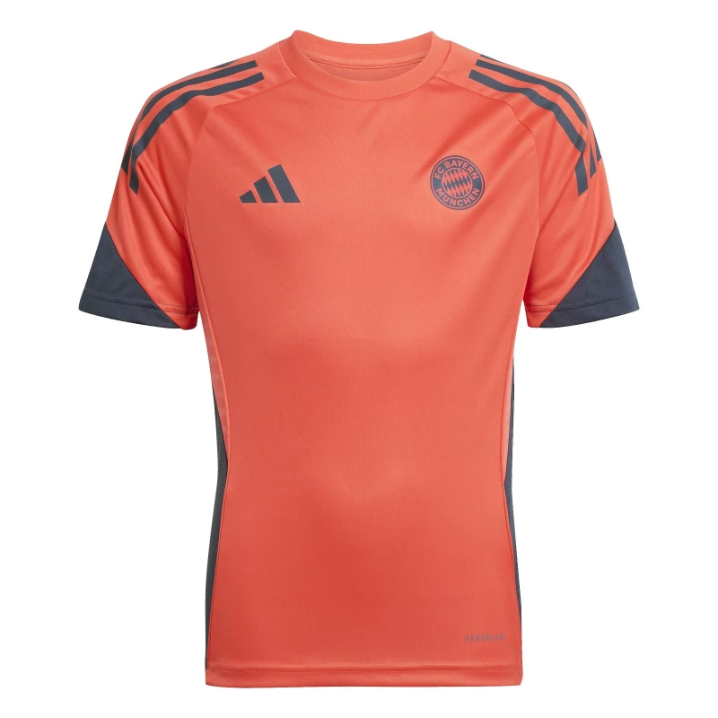 Image of adidas Bayern Munich Tiro 25 Competition Training Shirt 2025 2026 Juniors Orange male 7-8 Years