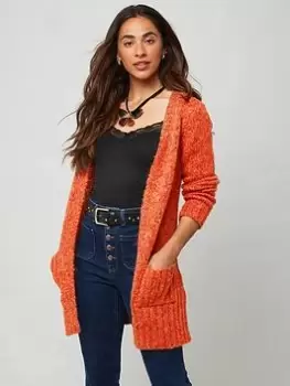 Joe Browns Winter Days Cardigan - Orange, Size 12, Women