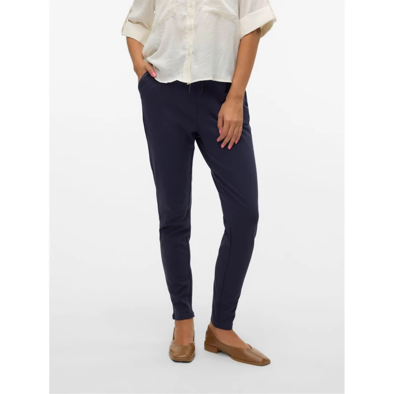 Image of Vero Moda Tapered Trousers - Blue Blue 26 S