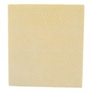 image of 2Work Med Weight Cloth 38x40cm Ylw Pack of 5 CCYM4005I