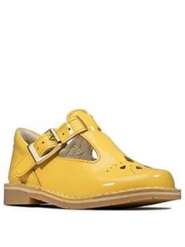 Image of Clarks Toddler Girl Comet Weave Shoes - Yellow