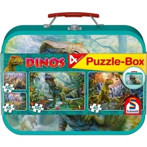 Image of Dinosaurs Jigsaw Puzzle Box (2x60pc/2x100pc)