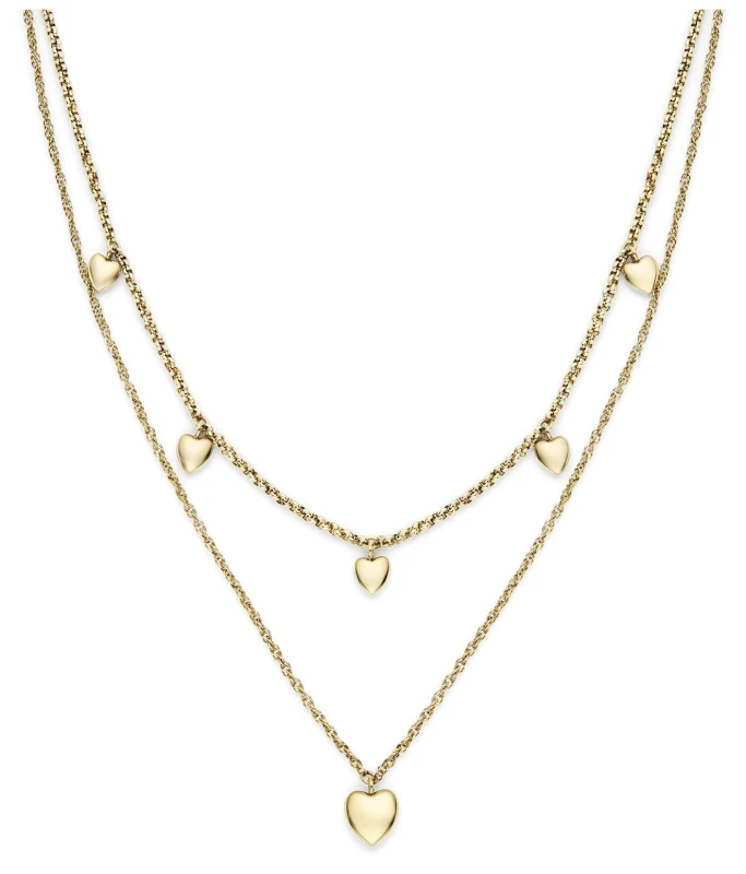 Image of Olivia Burton 24100457 Classic Mini Heart Gold Plated Double Jewellery