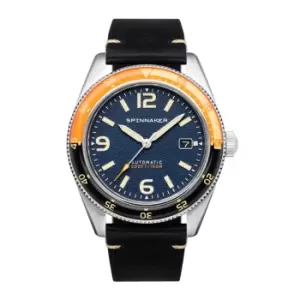 image of Spinnaker SP-5055-0D Fleuss Sunset Orange Automatic Wristwatch