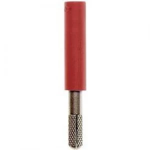 Image of Plug to plug connector 4mm plug 4mm socketRedStaeubliA SLK4 S1 pcs