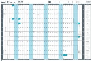 Image of Sasco Mounted Wall Planner 2021 BX10
