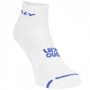 Image of Hilly Lite Anklet Socks Unisex - White/Grey