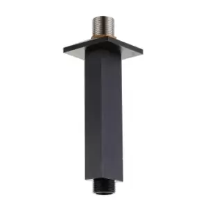 image of Zana Matt Black 120mm Square Ceiling Arm