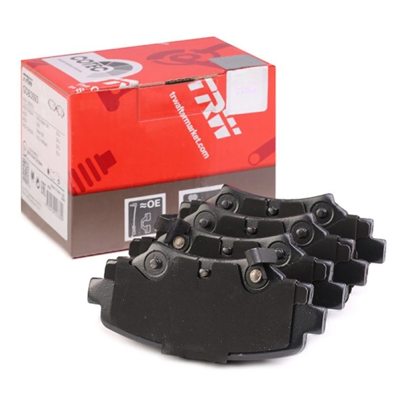 Image of TRW GDB3593 Brake pad set with acoustic wear warning Brake Pad Set,disc brake (402)