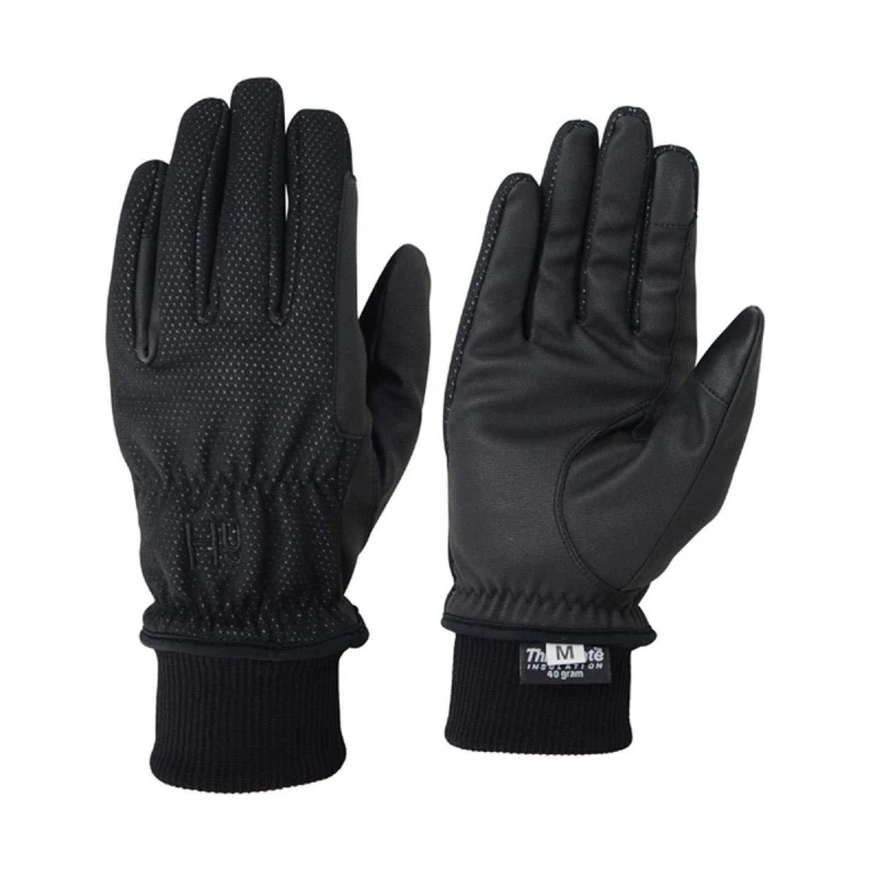 Image of Hy5 Mens Storm Breaker Thermal Gloves in Black Size: Small Black Male S