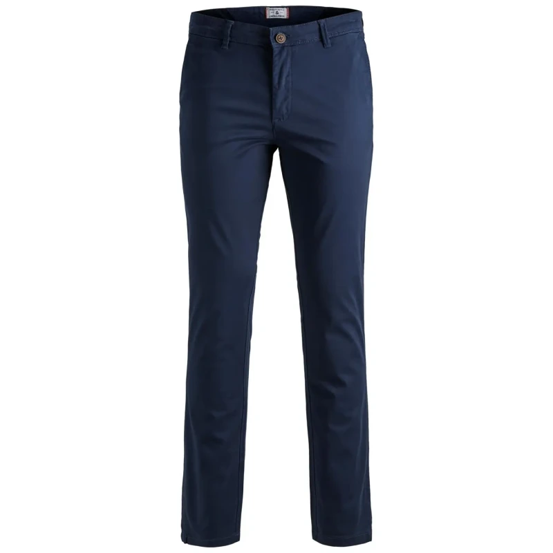 Image of Jack & Jones Navy Marco Bowie Slim Fit Chinos Navy Male 32R 50903UK