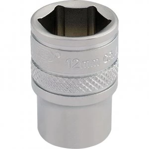 Image of Draper 1/4" Drive Satin Finish Hexagon Socket Metric 1/4" 12mm