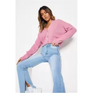 Image of I Saw It First Button Through Knit Cardigan - Pink