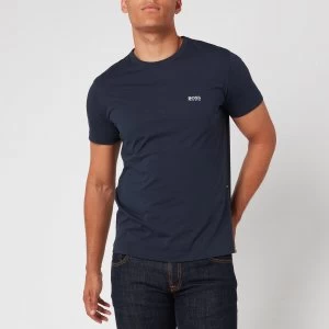 Image of Hugo Boss Basic Crew Shoulder Logo T-Shirt Navy Size L Men