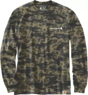Image of Carhartt Workwear Graphic Longsleeve Shirt, multicolored, Size XL, multicolored, Size XL
