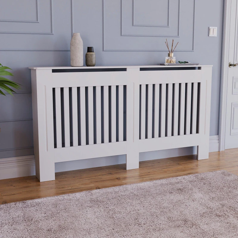 Image of Lassic Vida Designs Chelsea Radiator Cover, Large White unisex Large