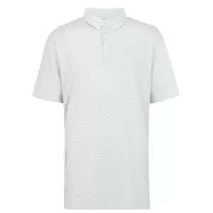 Image of Nike Argyle Polo Shirt Mens - Silver
