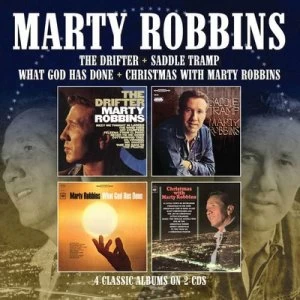 Image of The Drifter/Saddle Tramp/What God Has Done/Christmas With Marty by Marty Robbins CD Album