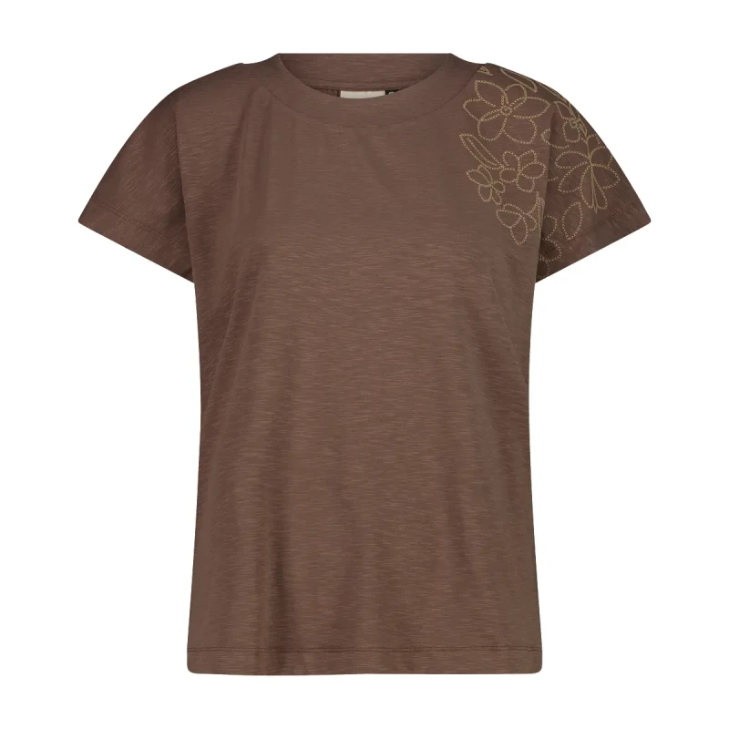 Image of CMP Womens Cotton Jersey T-Shirt CMP Marron Female 2XL