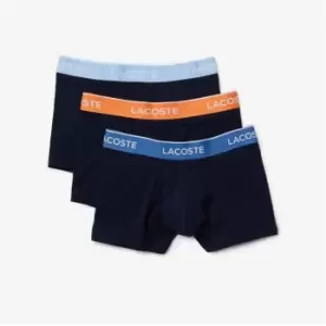 Image of Lacoste 3 Pack Trunks - Blue