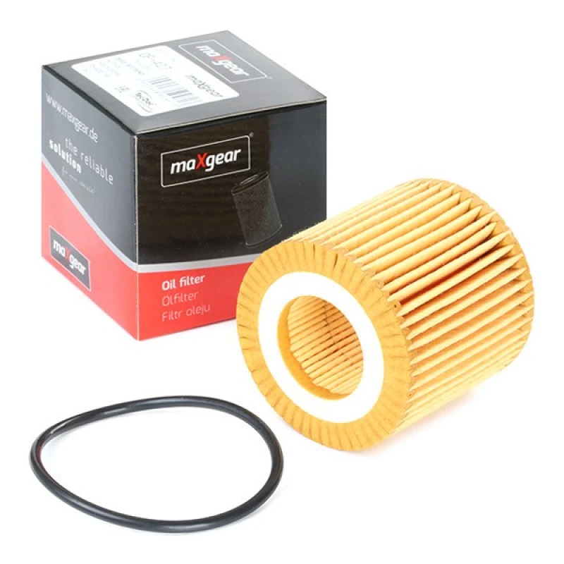 Image of MAXGEAR 26-0125 Oil filter Filter Insert, with gaskets/seals Oil Filter (7)