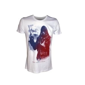 Image of Assassins Creed Unity Arno Freedom Extra Large T-Shirt White
