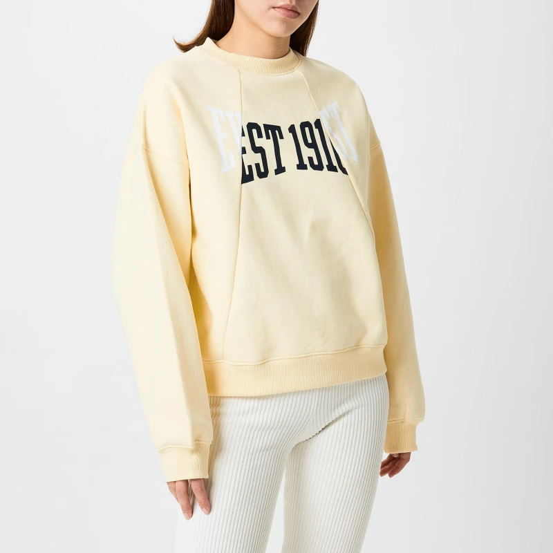 Image of Everlast EST1910 Logo Sweatshirt - Yellow Yellow 8