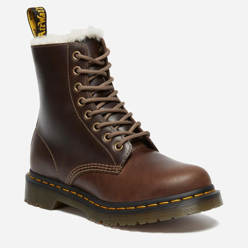 Image of Dr. Martens 1460 Pascal Serena - Dark Khaki Orleans Boot brown EU 36 Women