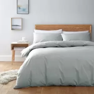 Image of Linea Egyptian 200 Thread Count Duvet Cover - Blue