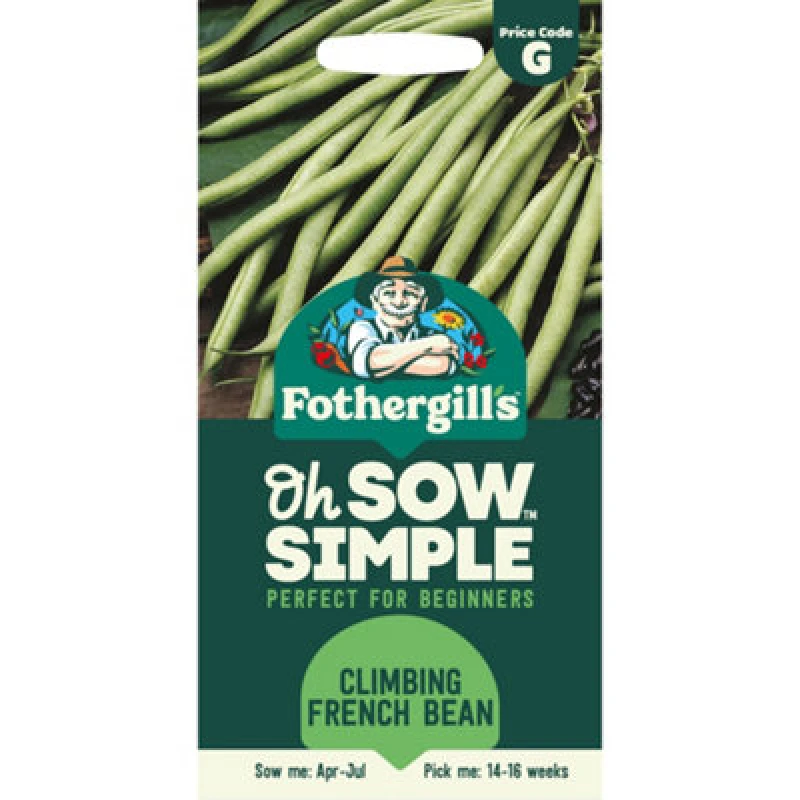 Image of Mr Fothergills Oh Sow Simple French Bean 'cobra' Vegetable Seeds