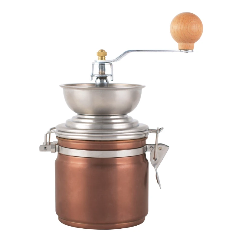 Image of La Cafetiere Copper-Effect Traditional Coffee Grinder Copper