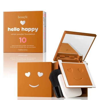 Image of benefit Hello Happy Velvet Powder Foundation (Various Shades) - 2 Shade 10