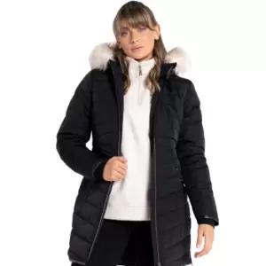 image of Dare 2B Womens Striking III Waterproof Padded Parka Coat UK 12- Bust 38', (97cm)