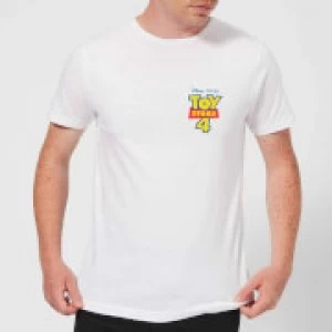 Image of Toy Story 4 Pocket Logo Mens T-Shirt - White - 3XL