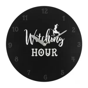 image of 28cm Witching Hour MDF Clock