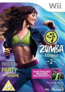 Image of Zumba Fitness 2 Nintendo Wii Game