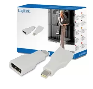 LogiLink Mini DisplayPort / DisplayPort Adapter Mini DisplayPort M...